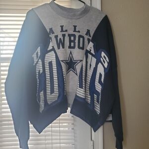 Women's Dallas Cowboyss Crewneck Sweatshirt Mesium